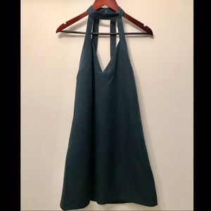 Emerald green dress